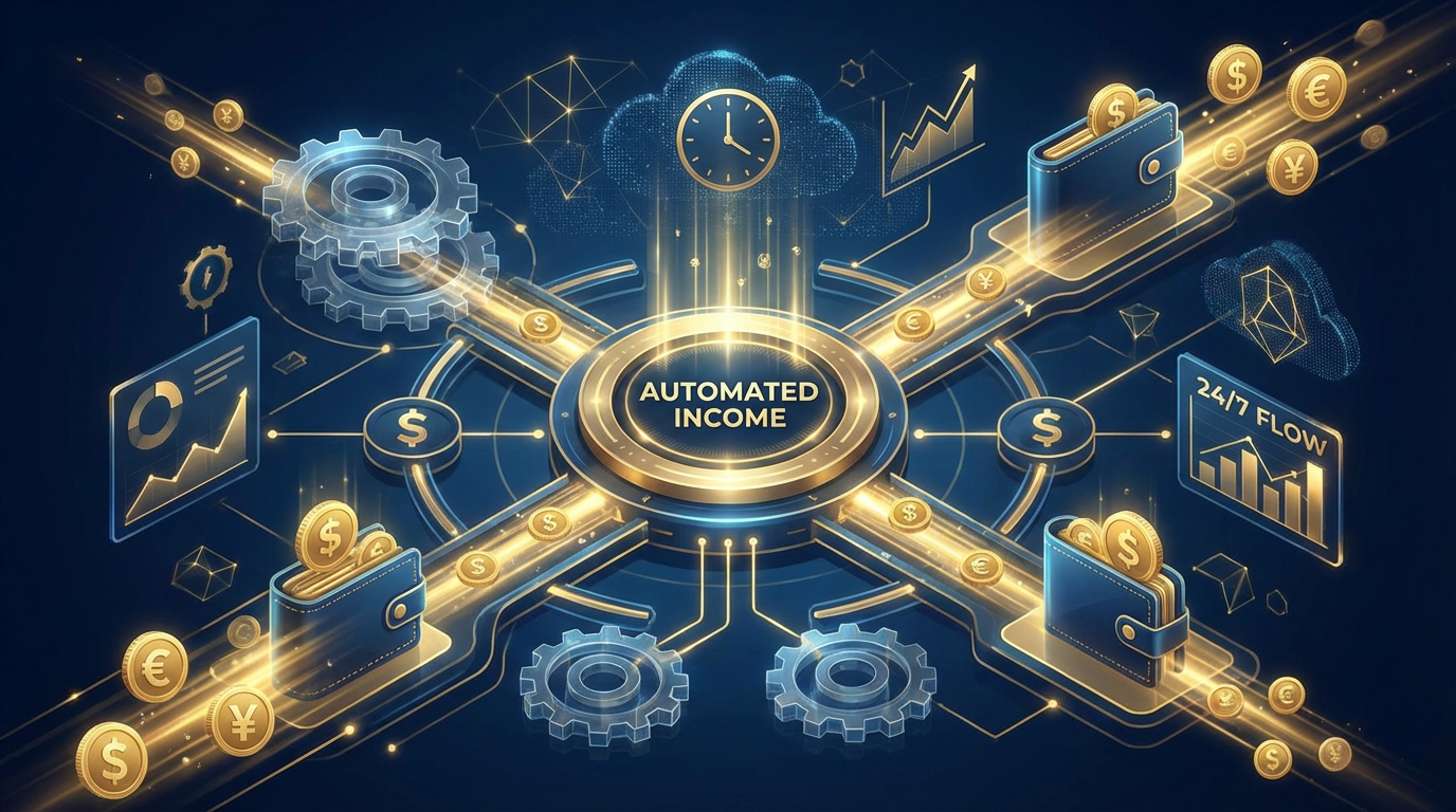 24時間365日自動的に収入が流れ込む権利収入の仕組み